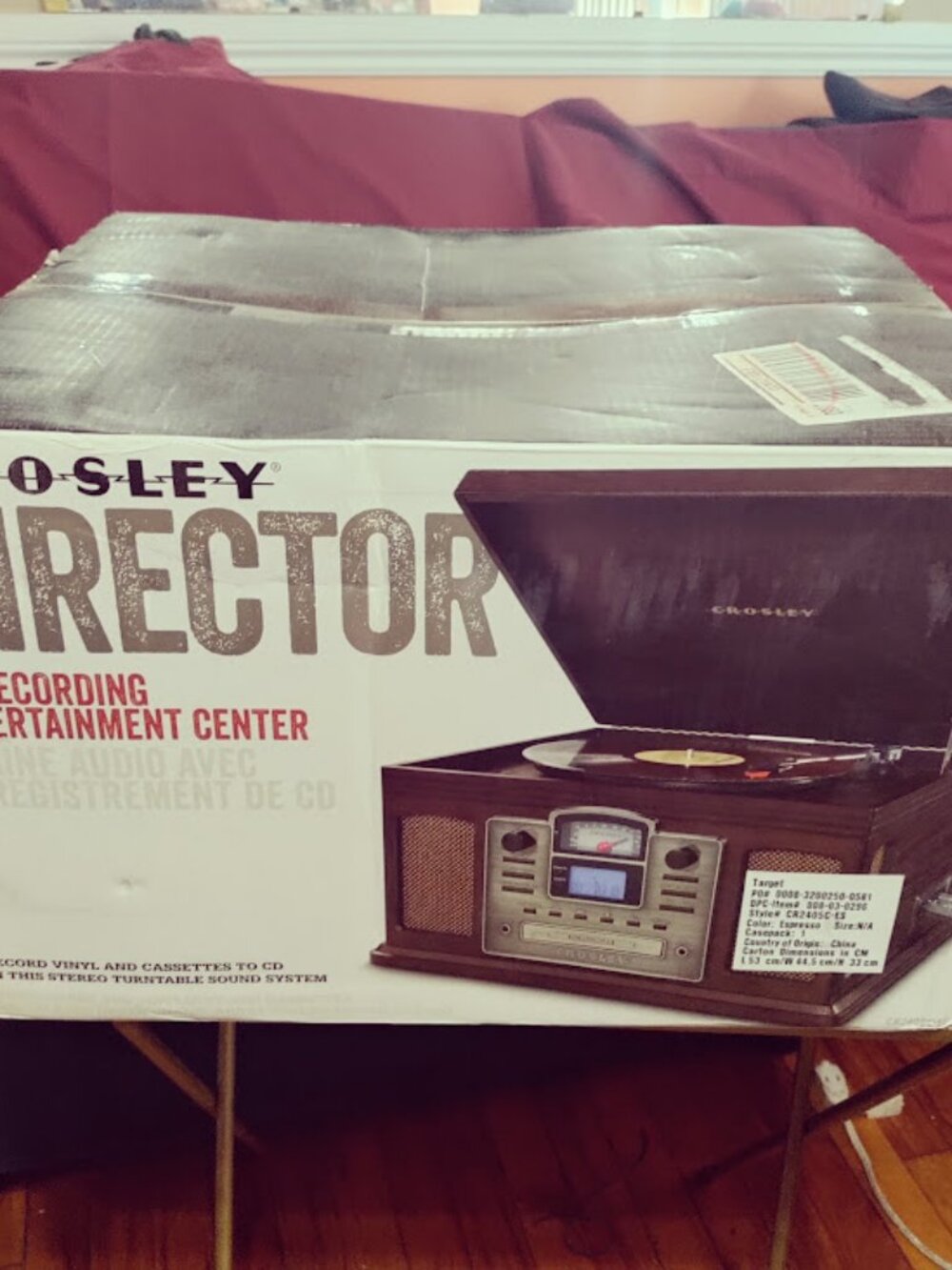 Crosley Director CD Recording Entertainment Center